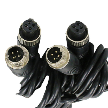 M12 M8 Electrical Wire Panel Mount Connector